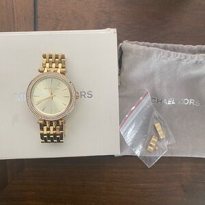 Women s Darci Gold-Tone Stainless Steel Bracelet Watch 39mm MK3191